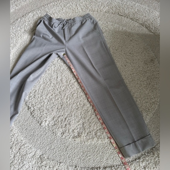 Club Monaco Gray Wool Blend Slacks with Elastic Waistband Size 4 - Picture 11 of 11